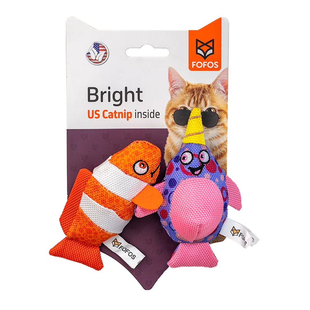 Sperm Whale & Clown Fish With Catnip