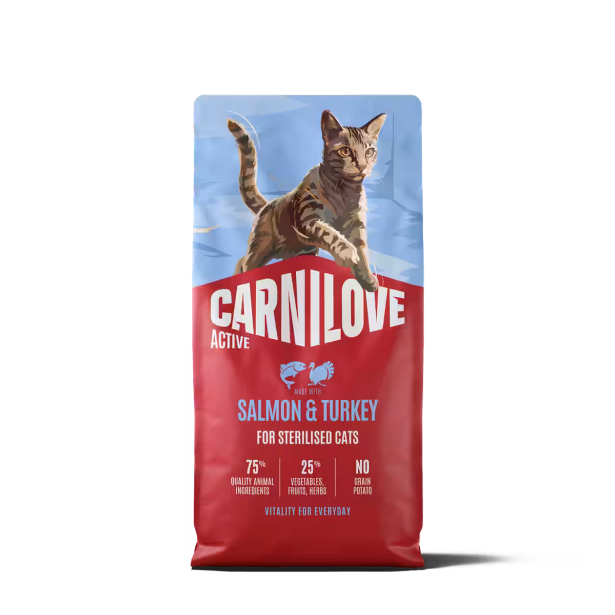Carnilove Active Salmon & Turkey for Sterilised Adult All Breeds Dry Cat Food