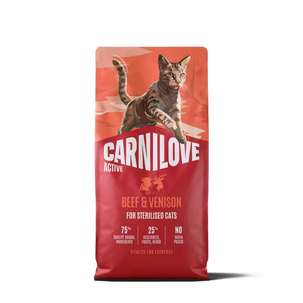 Carnilove Active Beef & Venison for Sterilised Adult All Breeds Dry Cat Food