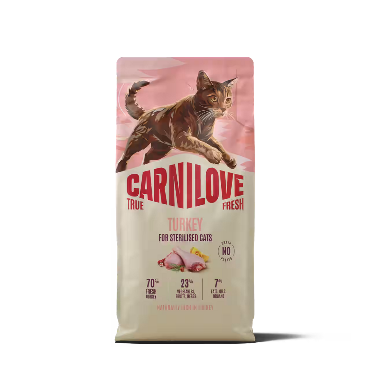 Carnilove True Fresh Turkey for Sterilised Adult All Breeds Dry Cat Food