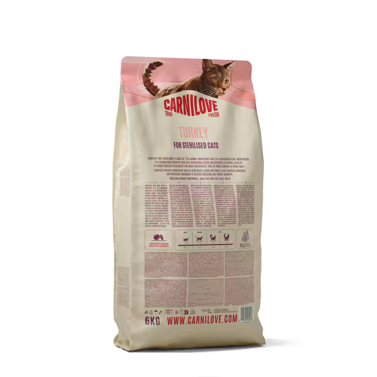 Carnilove True Fresh Turkey for Sterilised Adult All Breeds Dry Cat Food