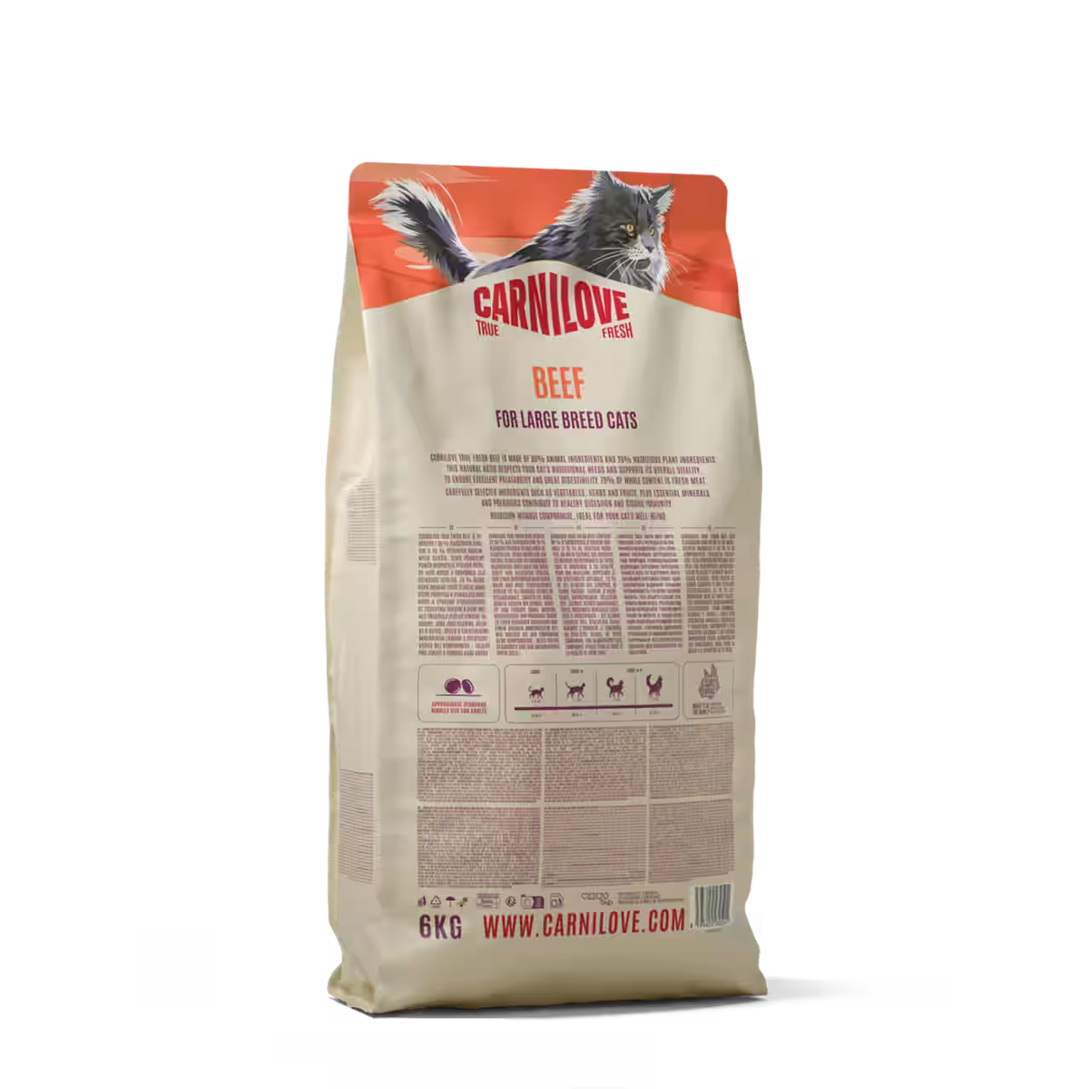 Carnilove True Fresh Beef for Adult Large Breeds Dry Cat Food