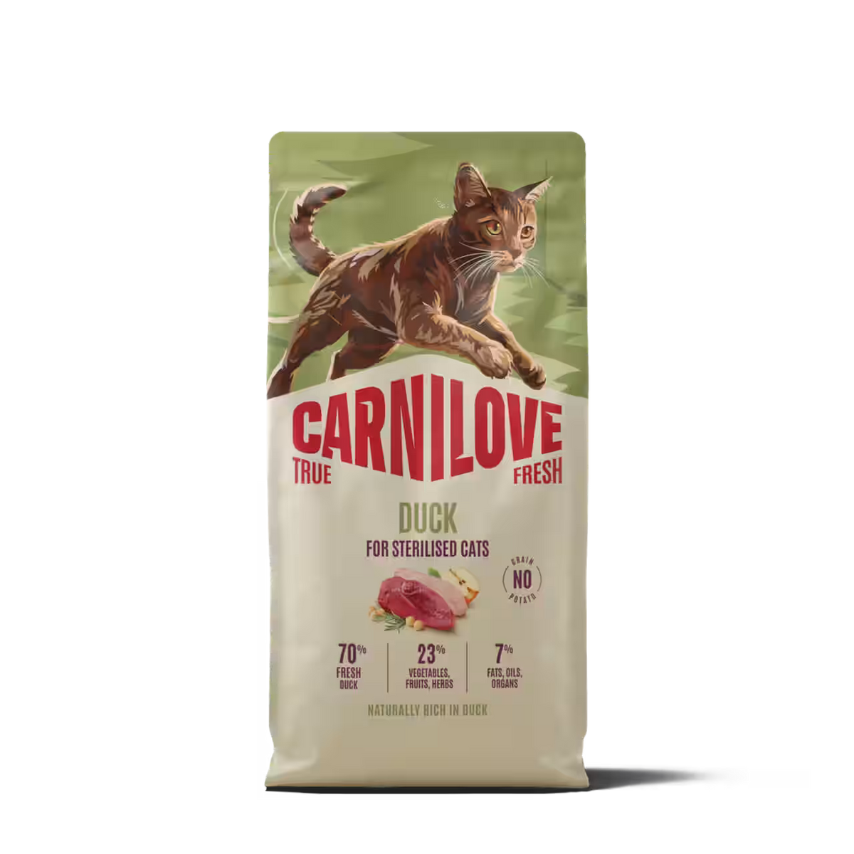 Carnilove True Fresh Duck for Sterilised Adult All Breeds Dry Cat Food