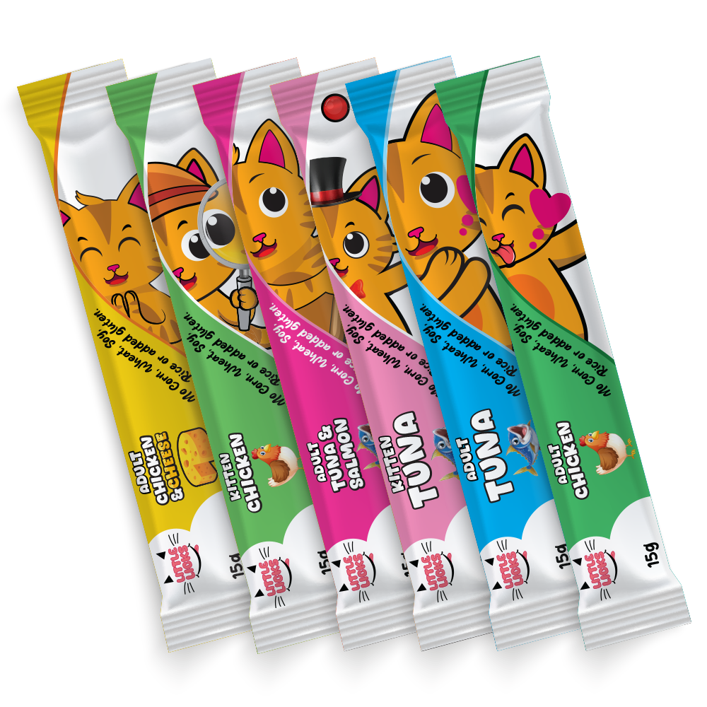 Little Licks Creamy Bisque Treats for Adult Cat 4x15g