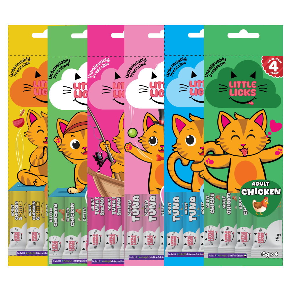 Little Licks Creamy Bisque Treats for Adult Cat 4x15g