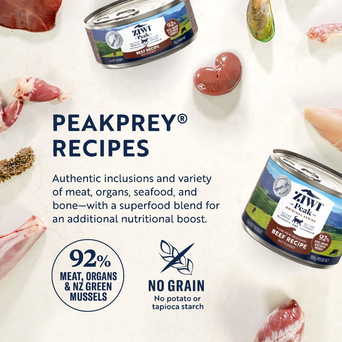 Ziwi Peak Beef Cat Wet Food