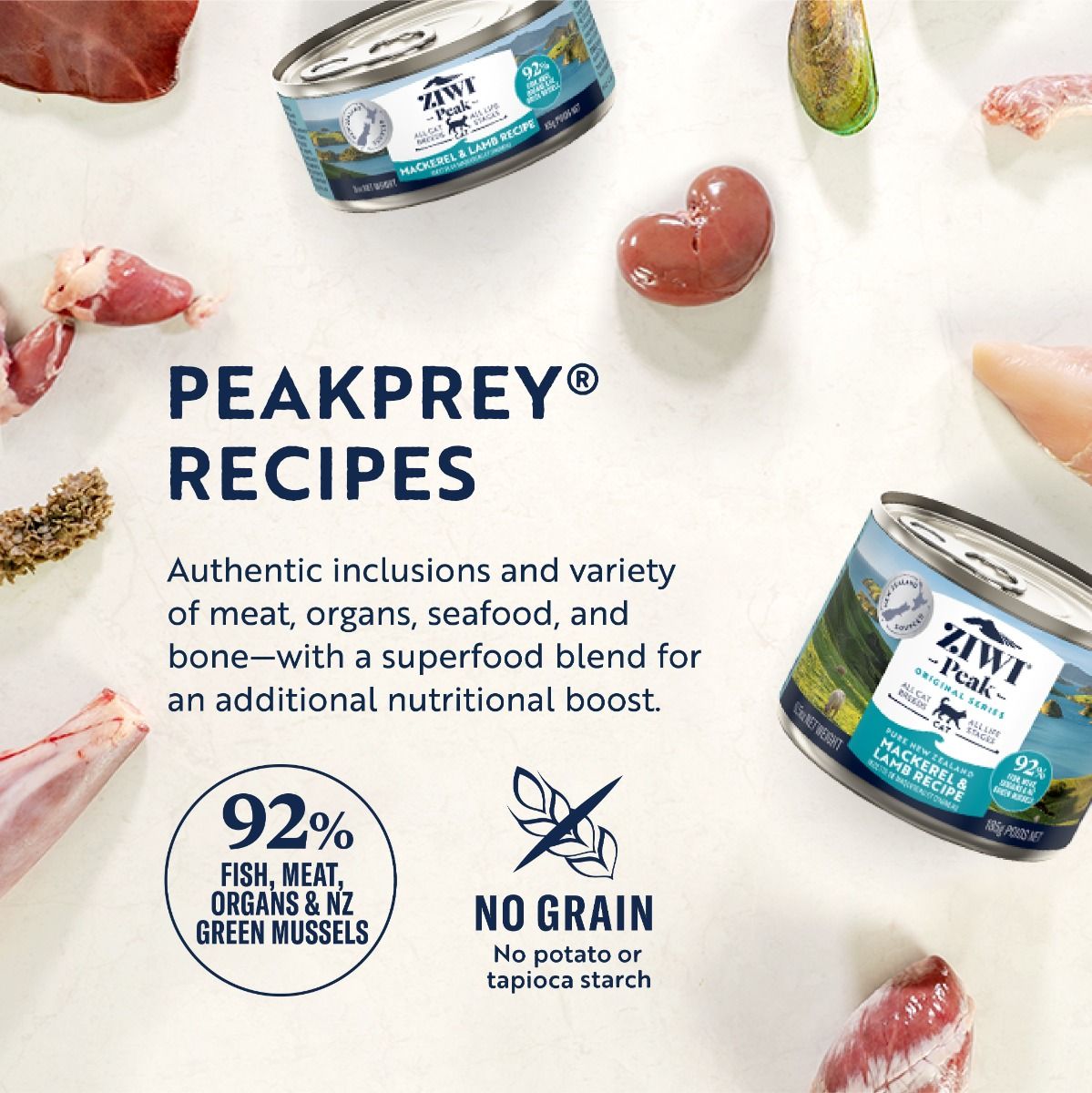 Ziwi Peak Mackerel & Lamb Cat Wet Food