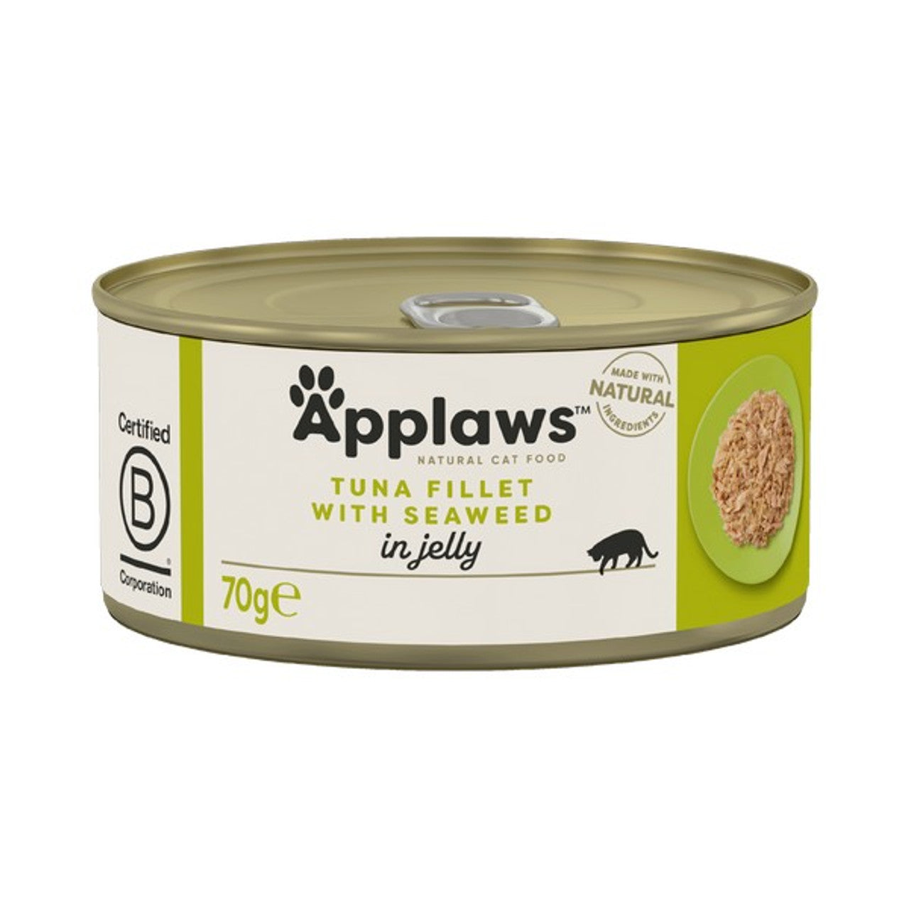 Applaws Tuna Fillet with Seaweed in Broth Cat Wet Food (70g)