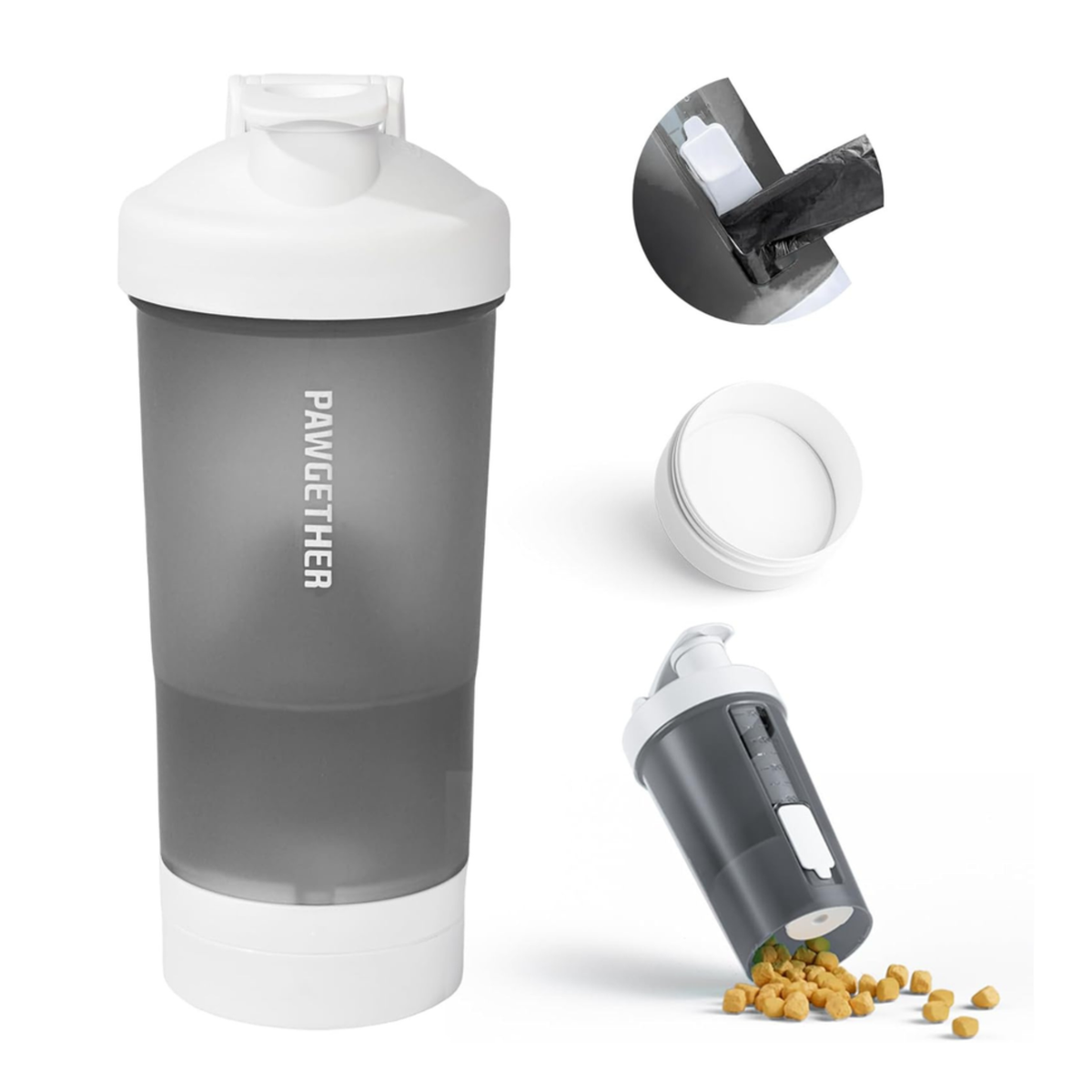 Pawgether Pure Travel 4 in 1 Pet Travel Bottle