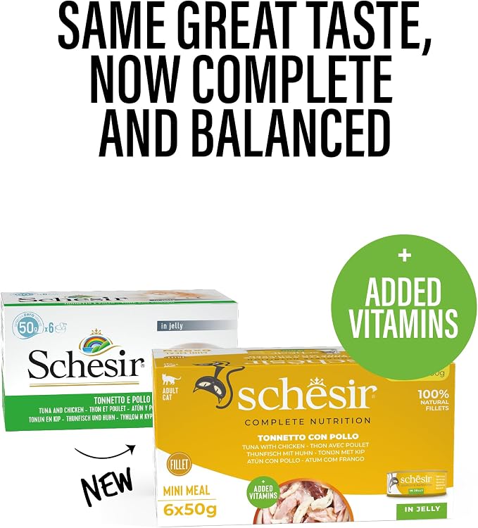 Schesir Tuna With Chicken Cat Multipack Can