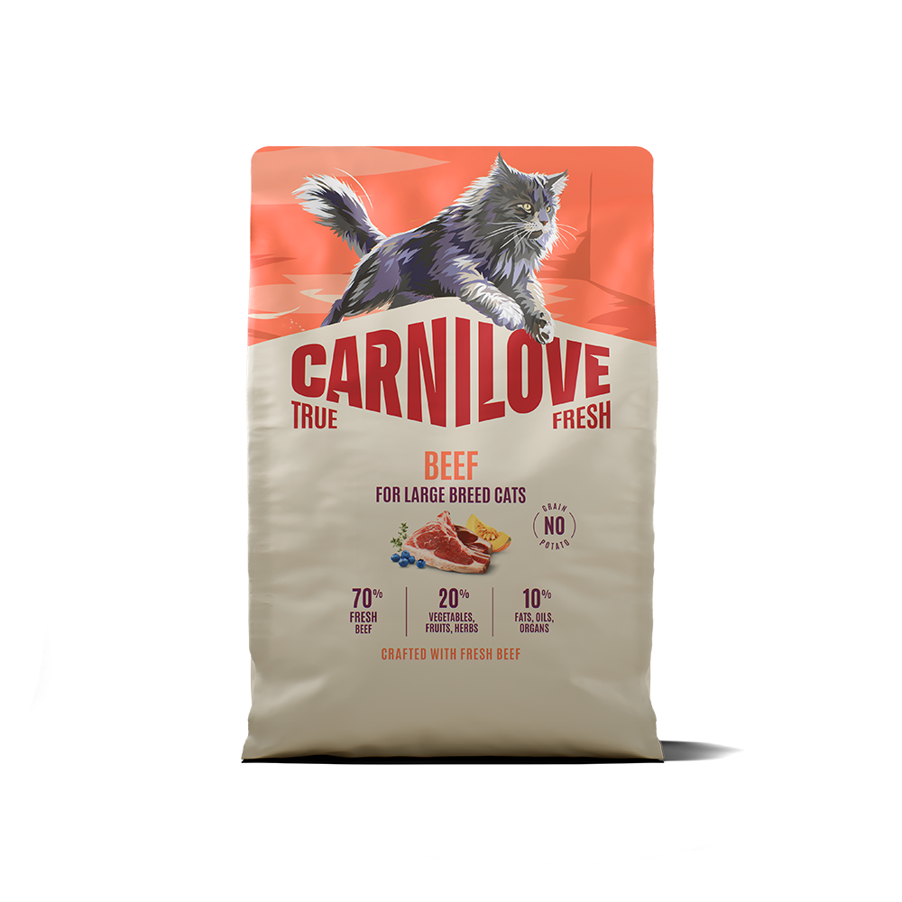 Carnilove True Fresh Beef for Adult Large Breeds Dry Cat Food