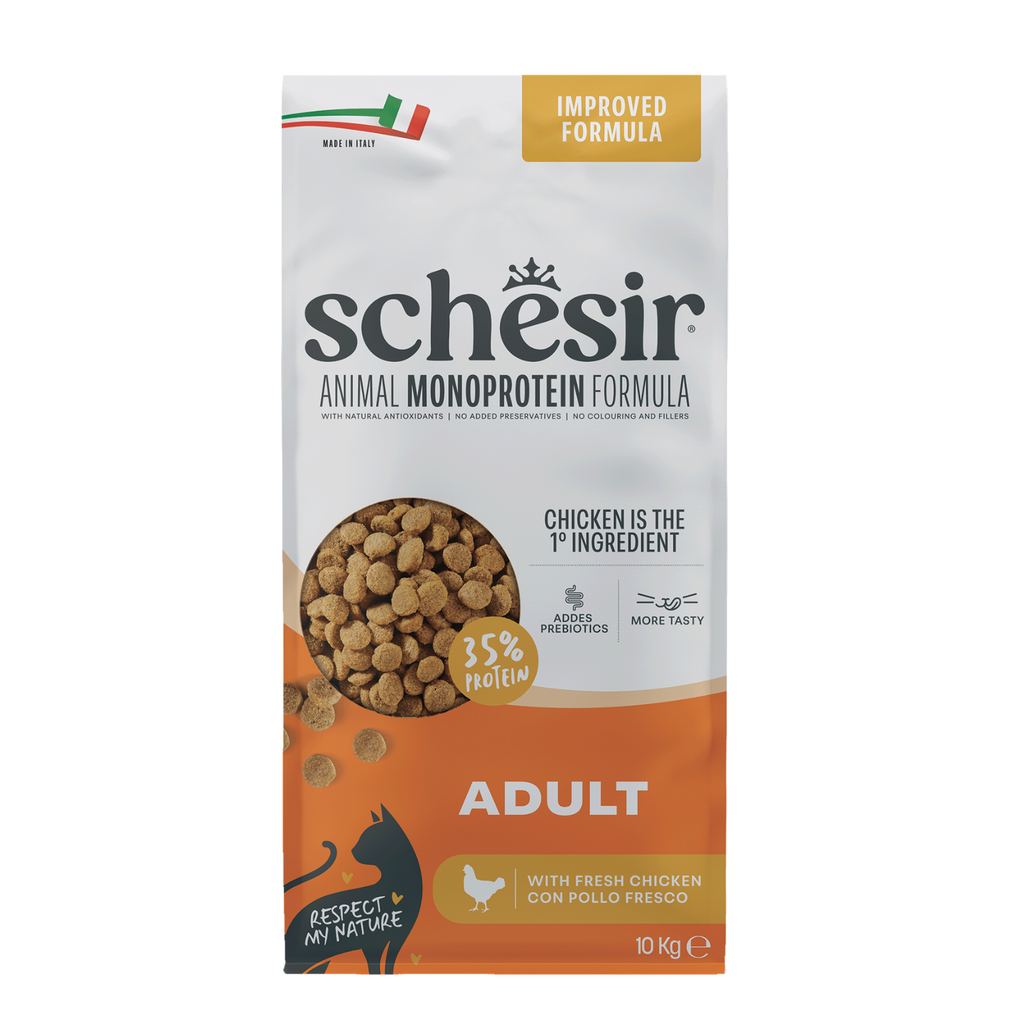 Schesir Monoprotein Adult Dry Cat Food – Fresh Chicken