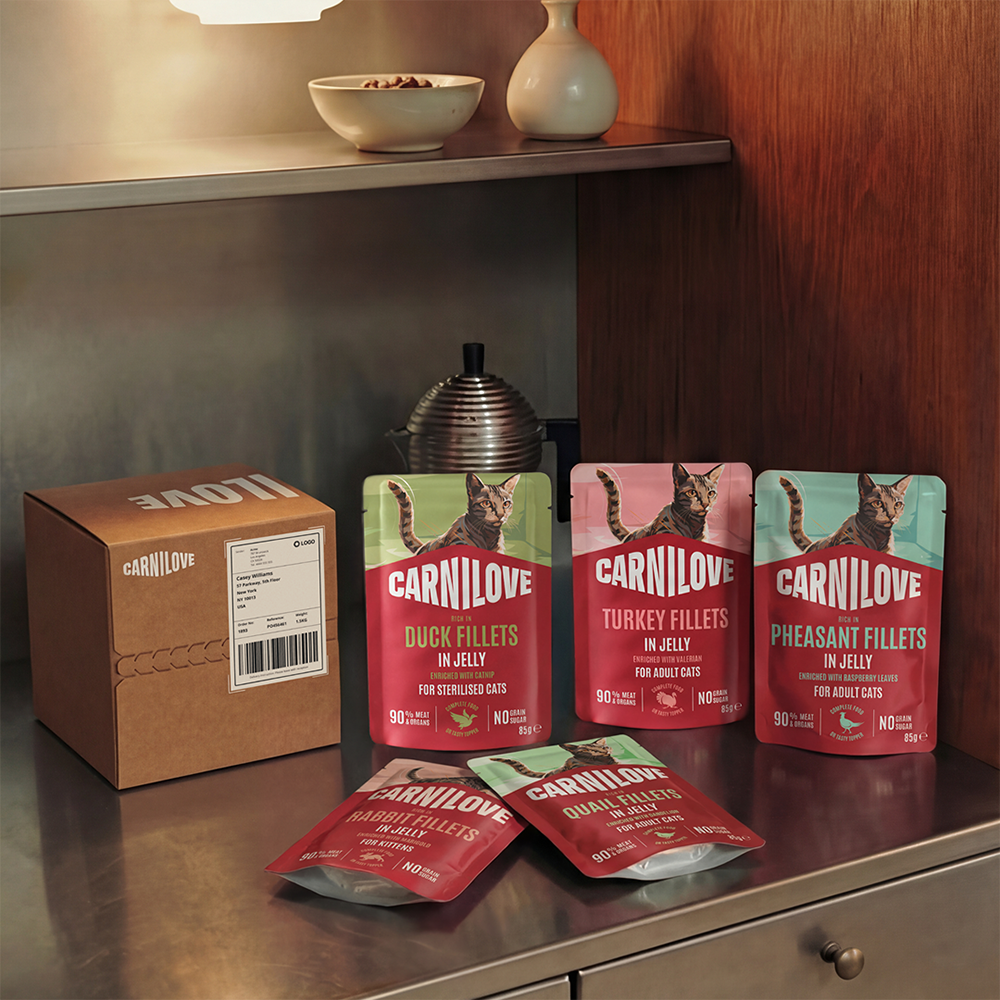 Carnilove Turkey Fillets in Jelly enriched with Valerian Wet Cat Food Pouch