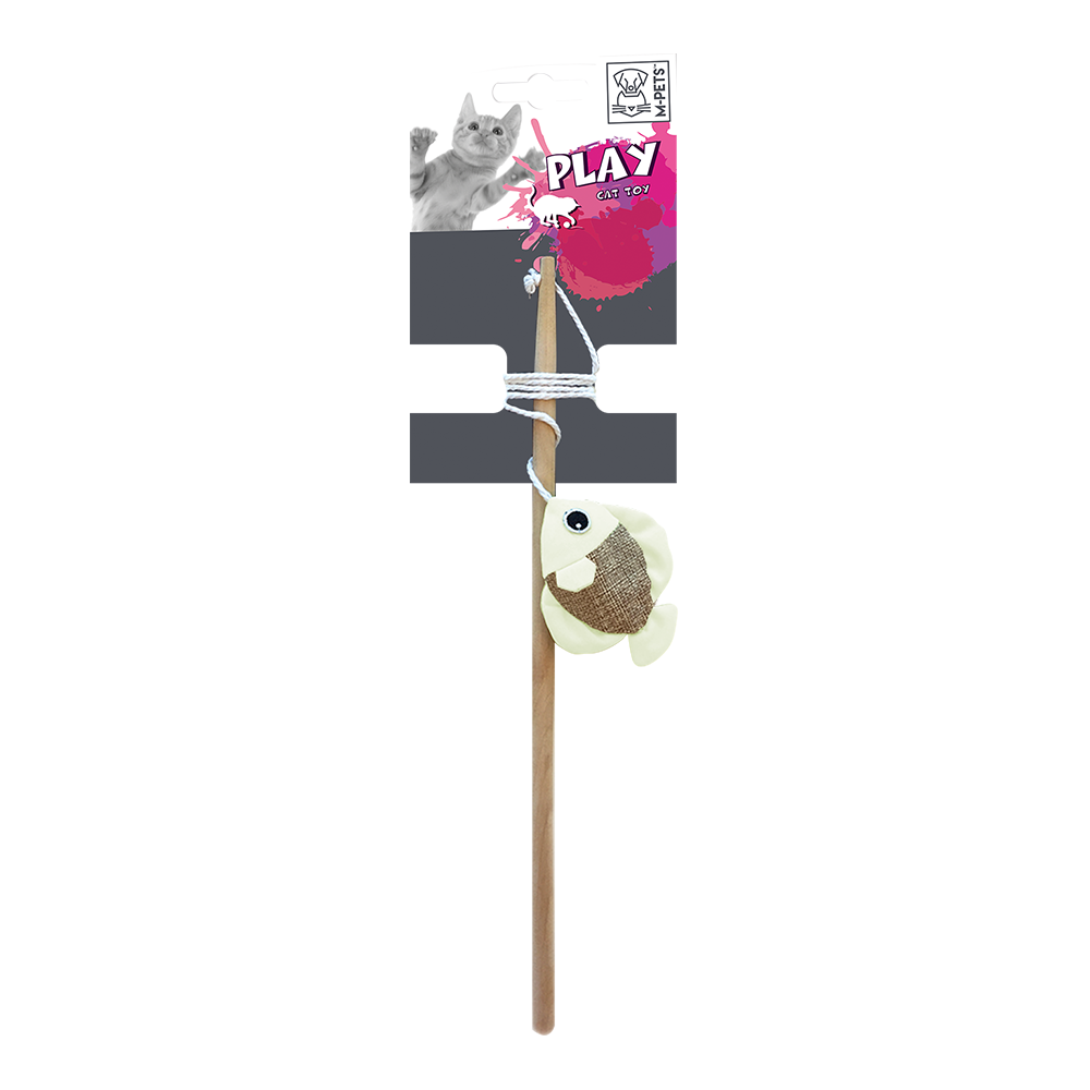 M-PETS Fish Cat Wand Assorted