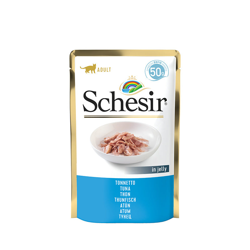 Schesir Tuna in Jelly Wet Food For Adult Cats 50G