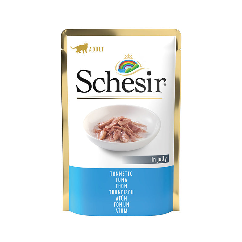 Schesir Tuna in Jelly Wet Food For Adult Cats 85G