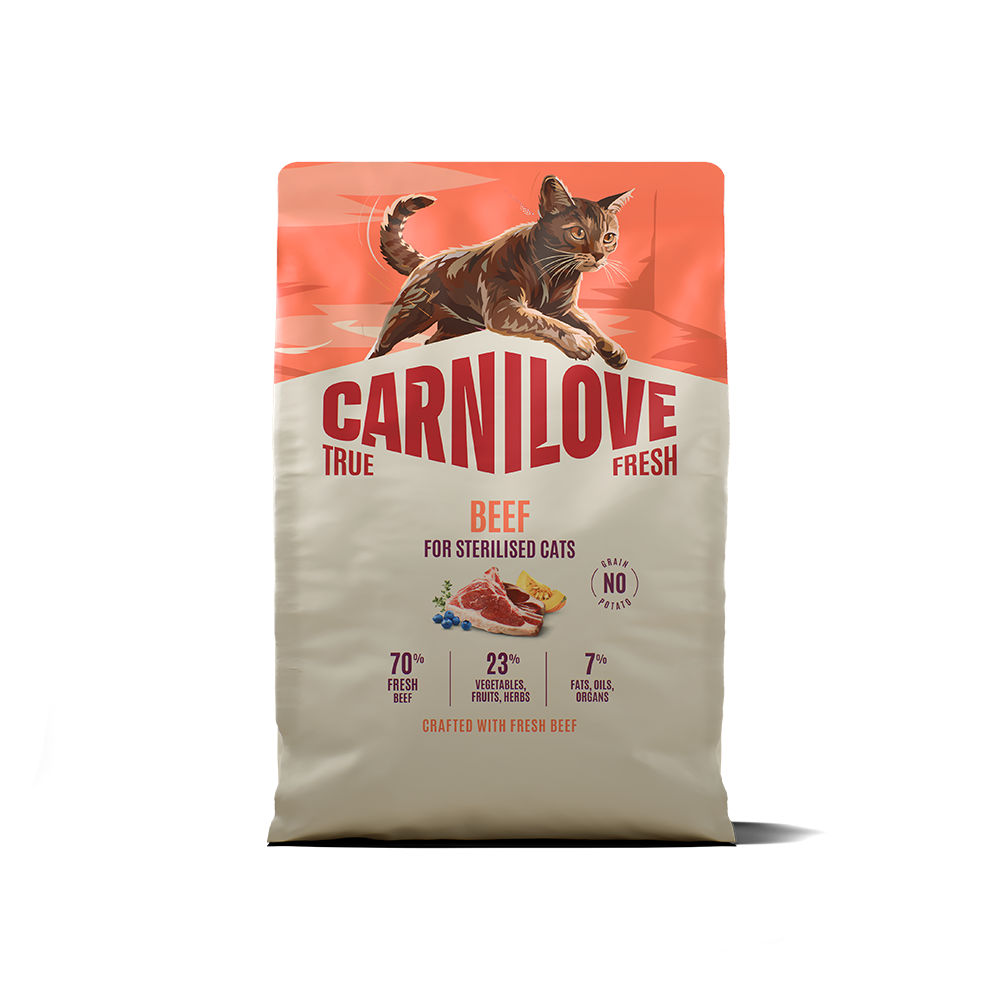 Carnilove True Fresh Beef for Sterilised Adult All Breeds Dry Cat Food