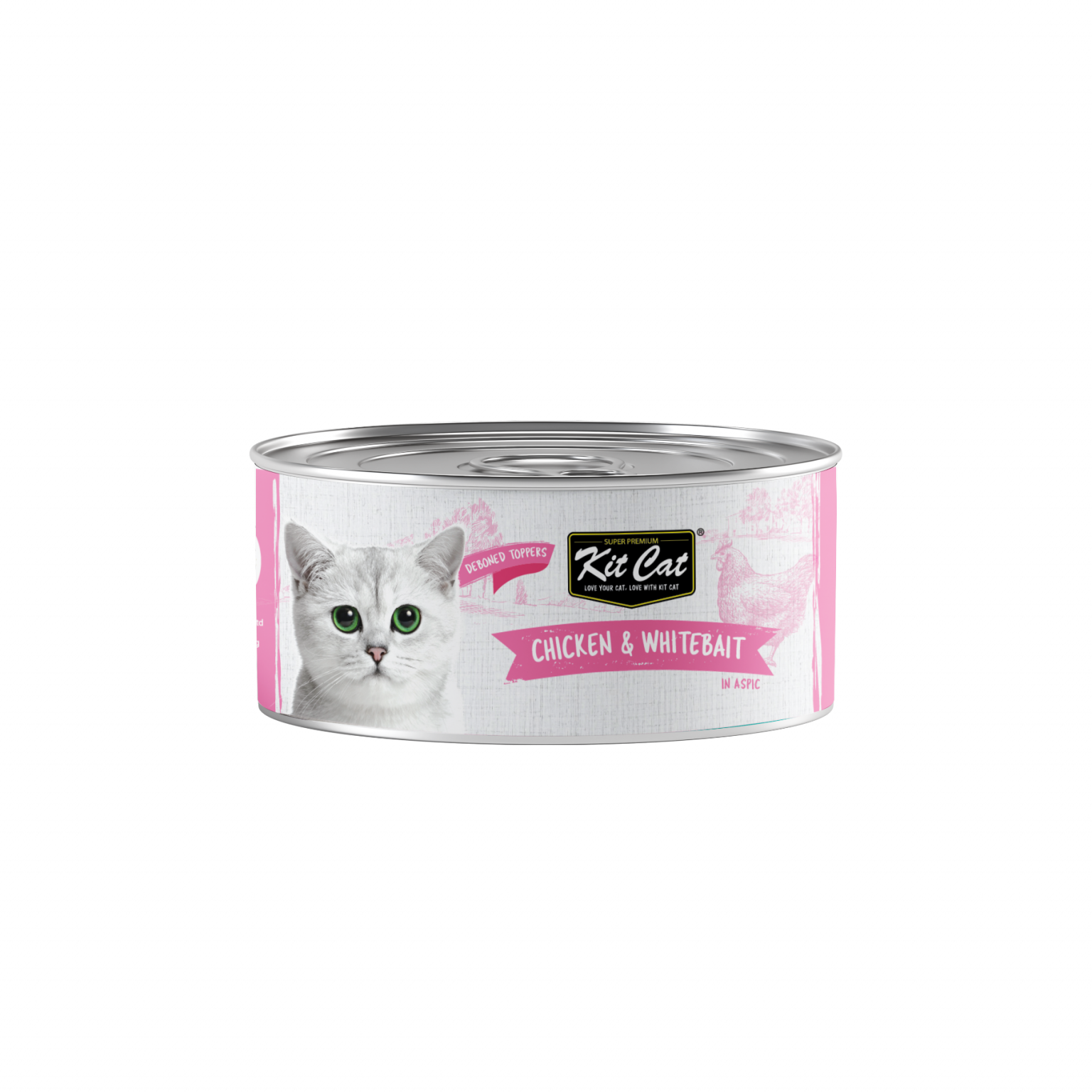 Chicken & Whitebait Toppers Cat Wet Food