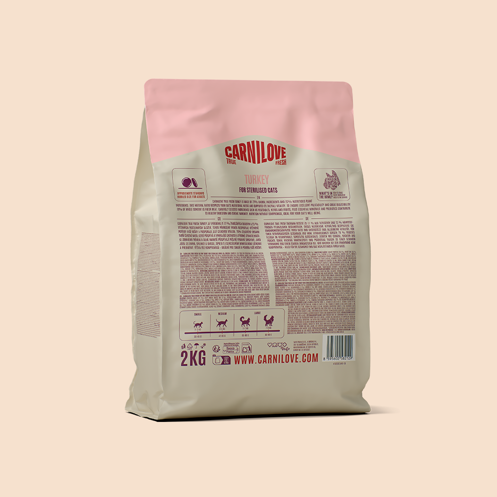 Carnilove True Fresh Turkey for Sterilised Adult All Breeds Dry Cat Food