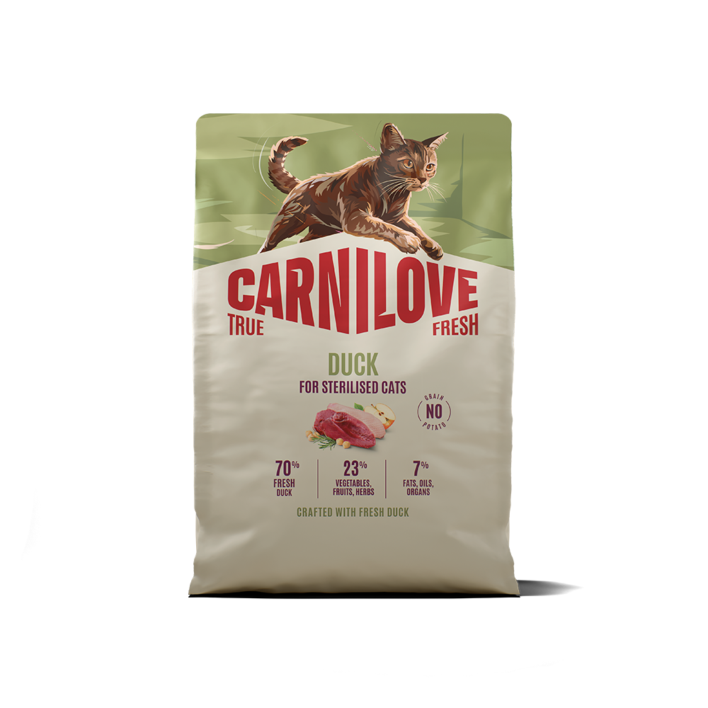 Carnilove True Fresh Duck for Sterilised Adult All Breeds Dry Cat Food