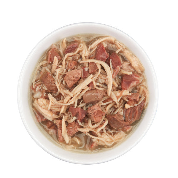 After Dark Chicken with Beef in Broth