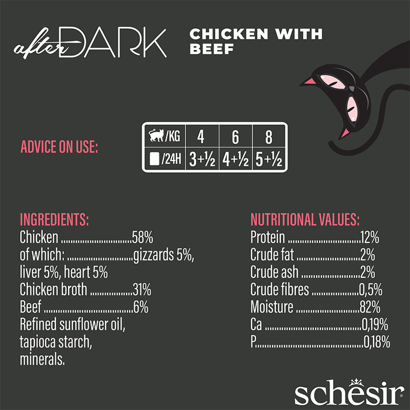 After Dark Chicken with Beef in Broth