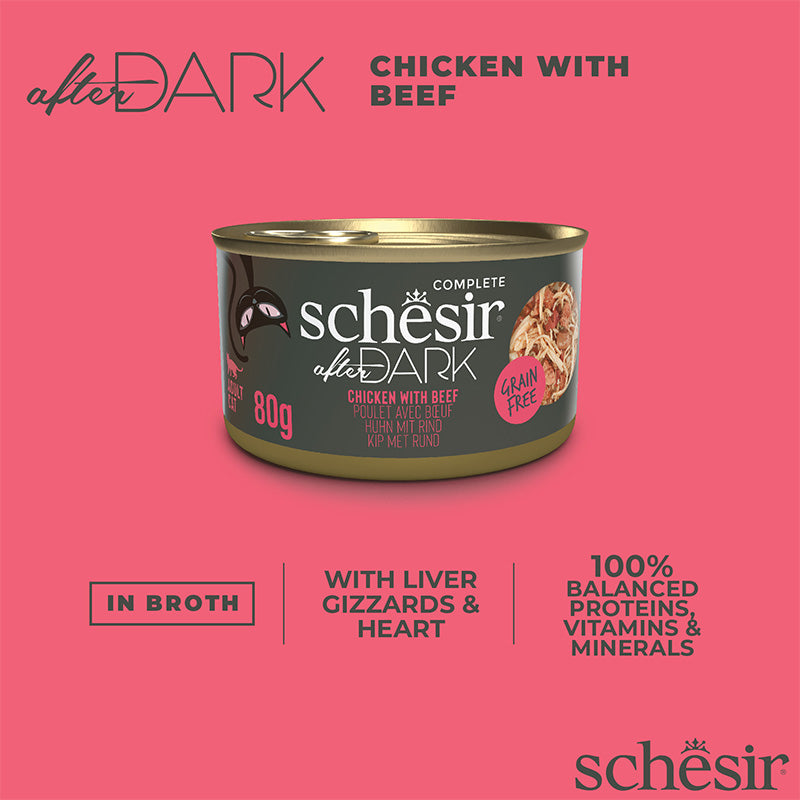 After Dark Chicken with Beef in Broth