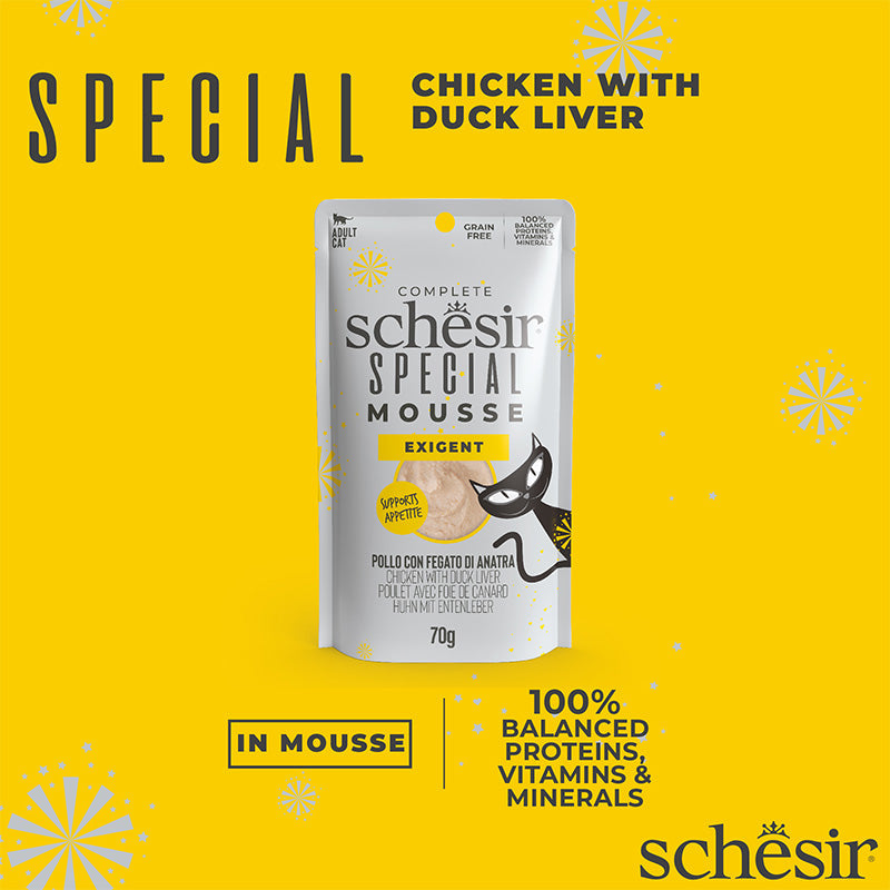 Special Mousse (Exigent) For Cat Chicken With Duck Liver Wet Food