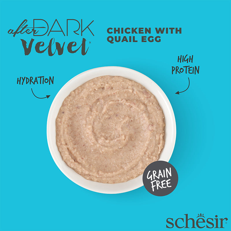 After Dark Velvet Mousse Chicken with Quail Egg