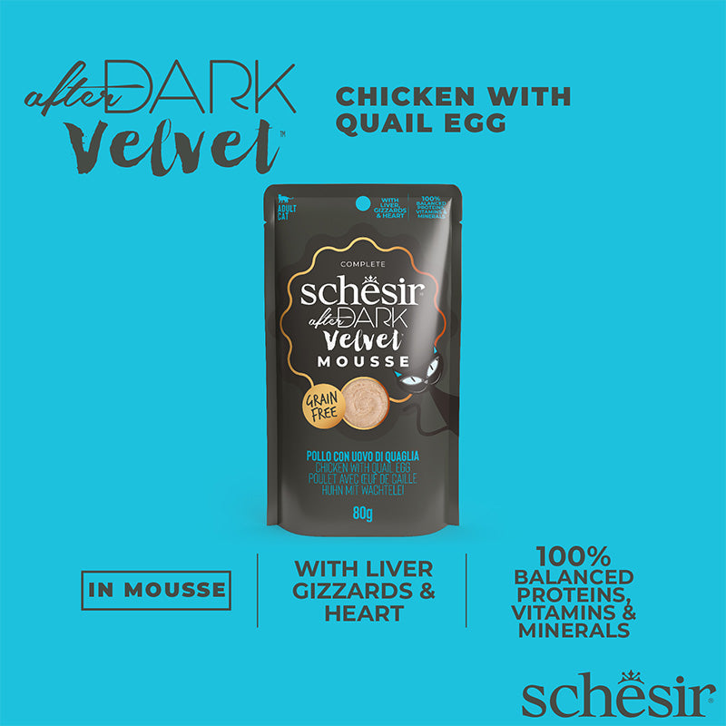After Dark Velvet Mousse Chicken with Quail Egg