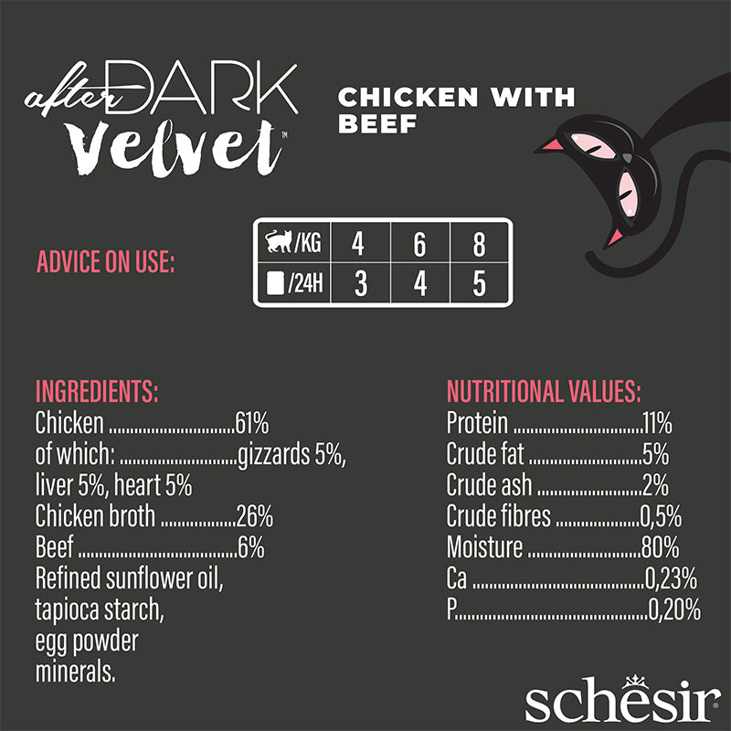 After Dark Velvet Mousse Chicken with Beef