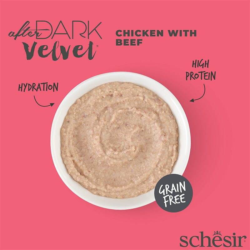 After Dark Velvet Mousse Chicken with Beef