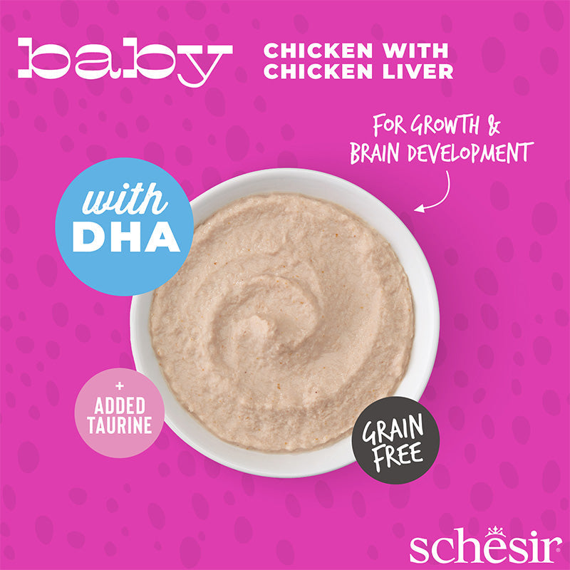 Baby Mousse Kitten Chicken With Chicken Liver Wet Food