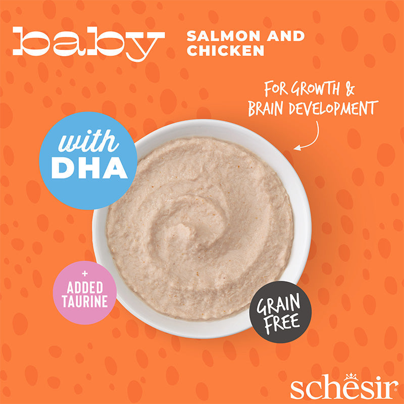 Baby Mousse Kitten Salmon and Chicken Wet Food