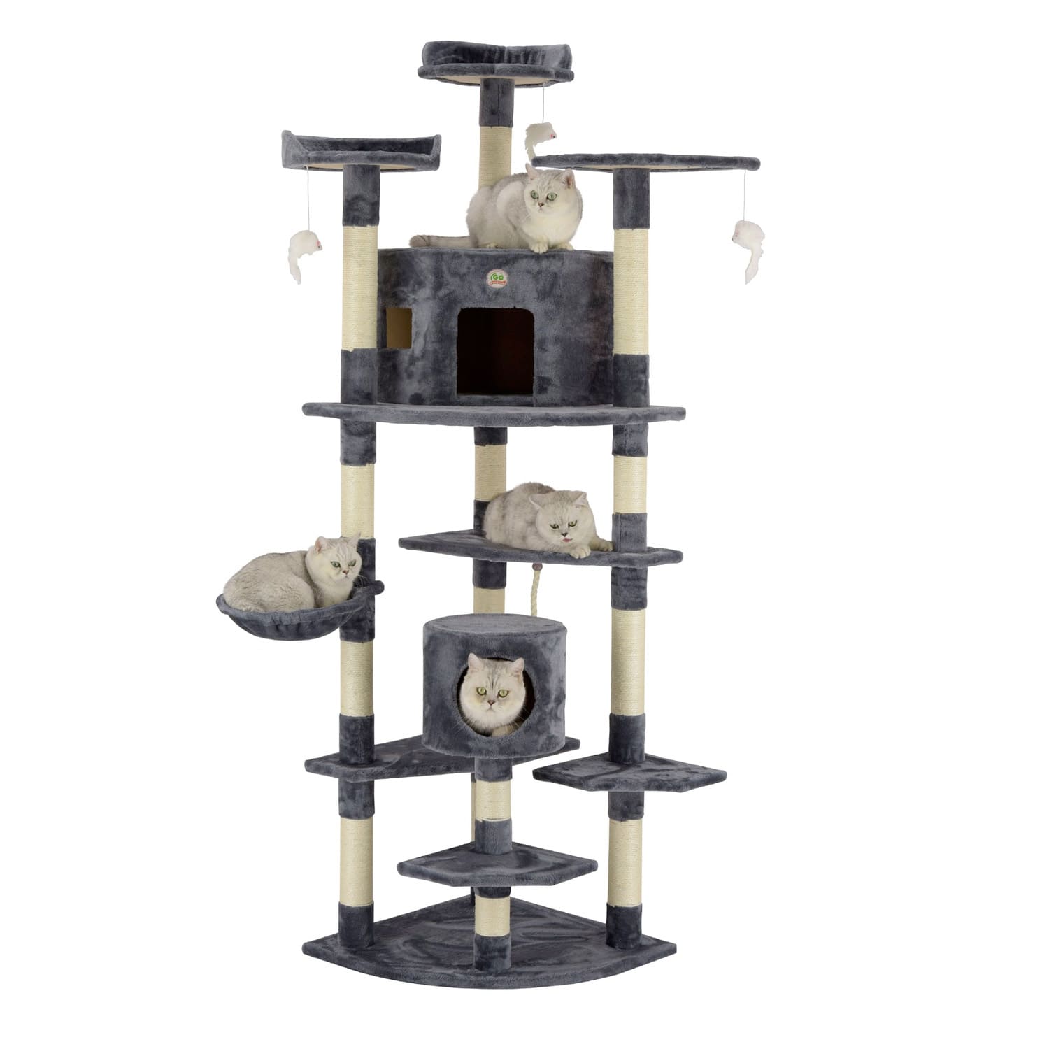 Go Pet Club 80″ Forest Cat Tree