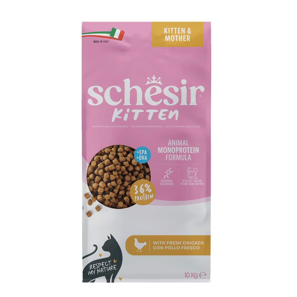 Schesir Monoprotein Kitten & Mother Dry Cat Food – Fresh Chicken