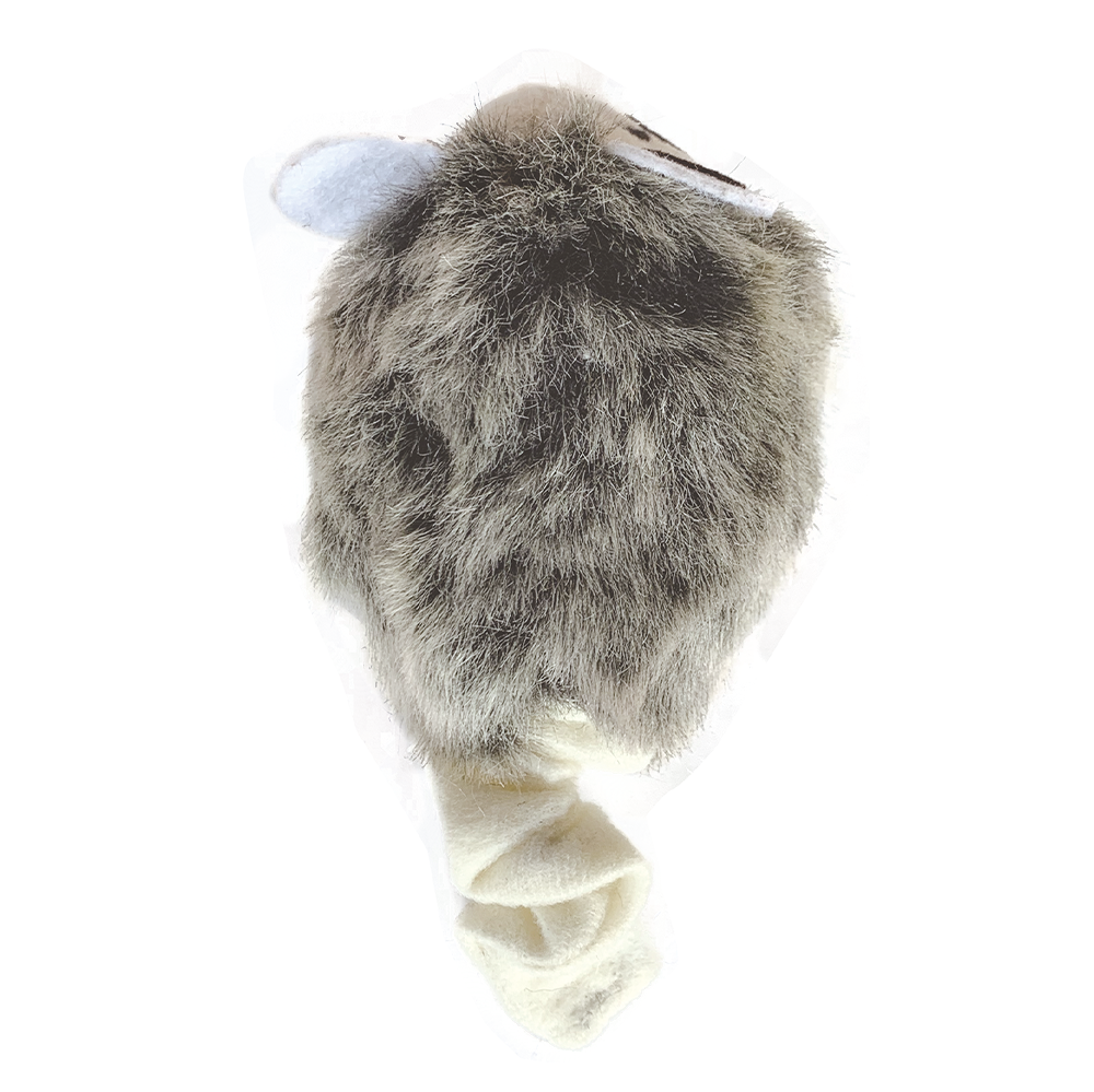 Pull String & Sound Chip Grey Shaking Mouse