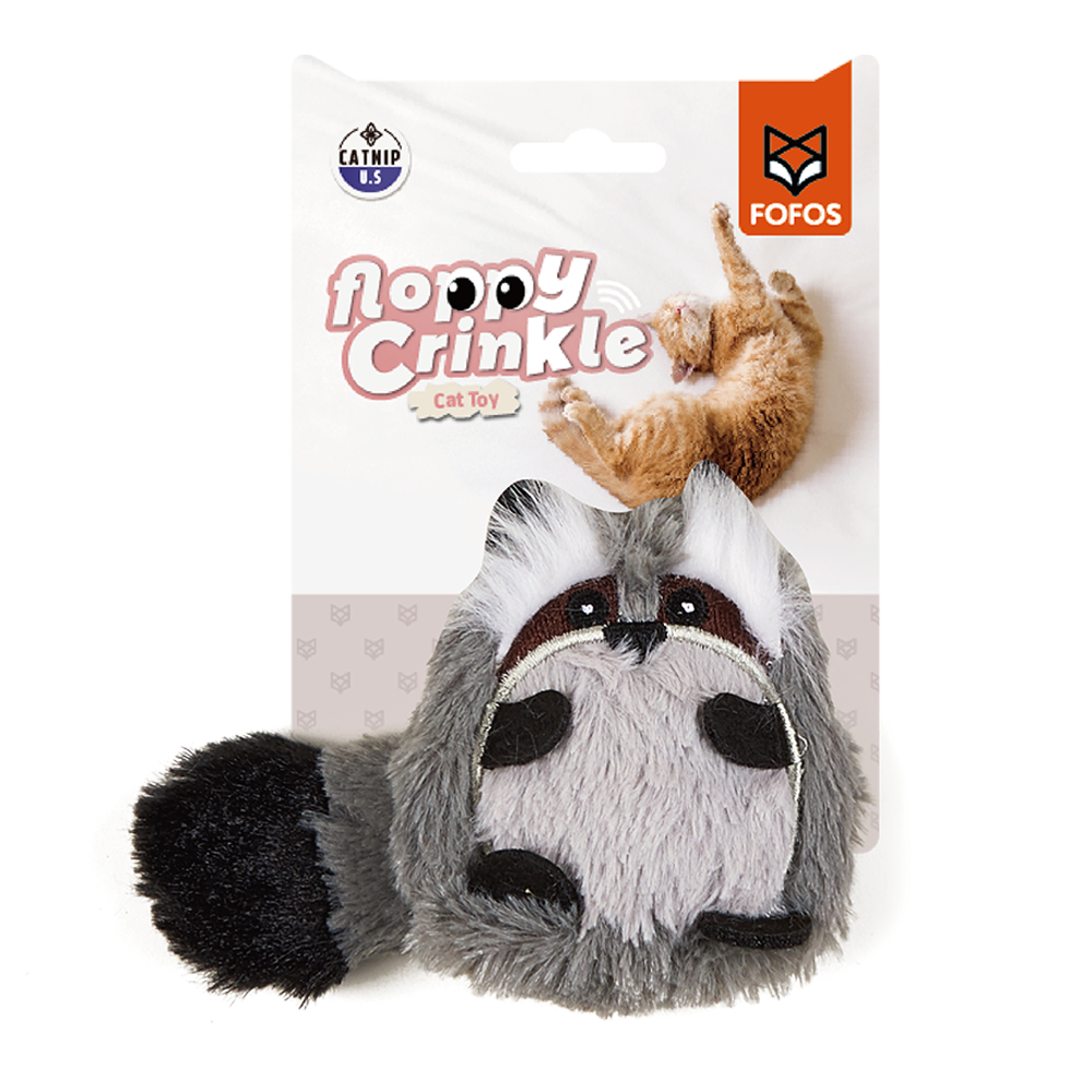 Raccoon Floppy Crinkle