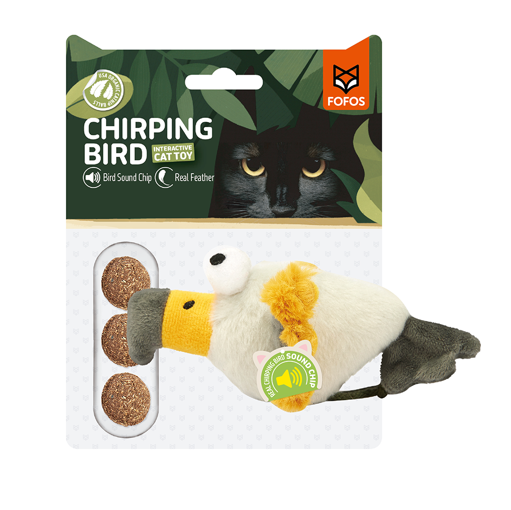 Sound Chip Eagle With Catnip Balls