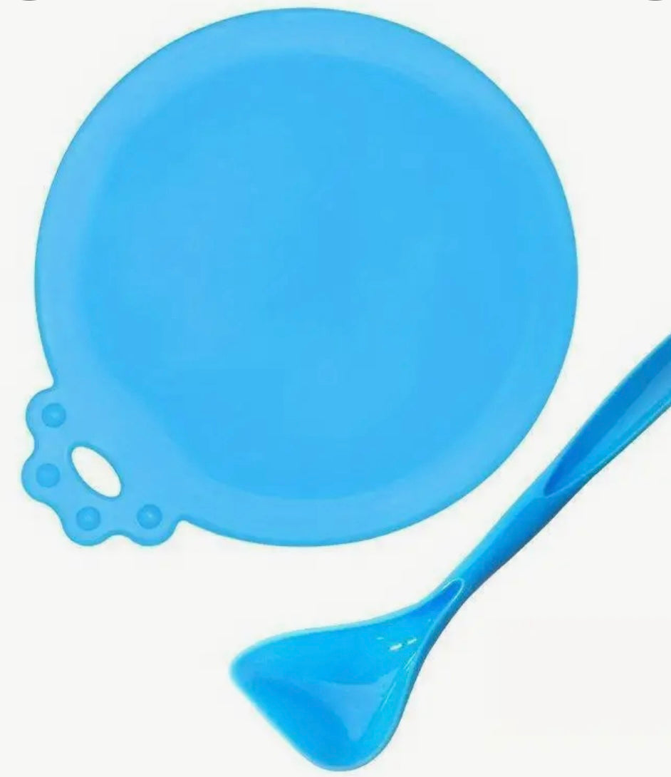 Silicone Pet Can Cover Reusable Fresh-keeping With Feeding Spoon
