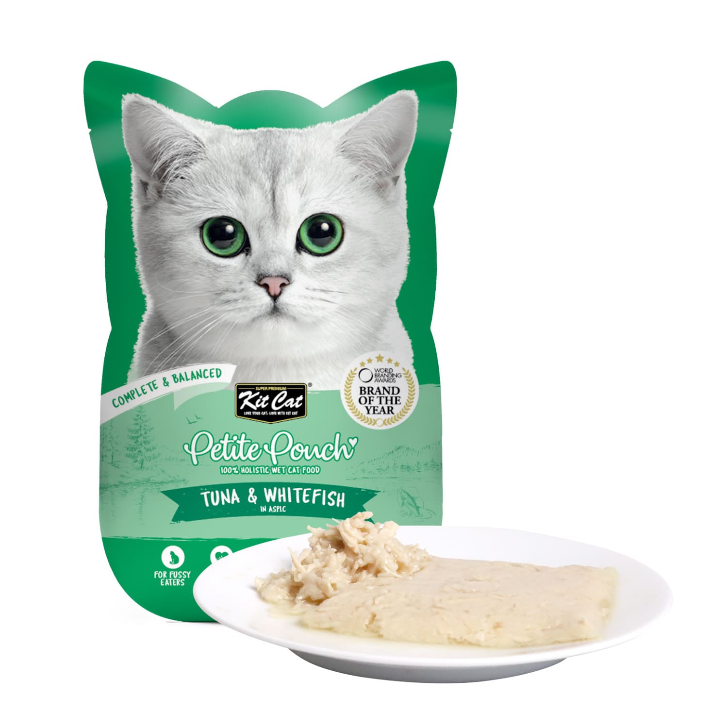 Kit Cat Petite Pouch Tuna & Whitefish