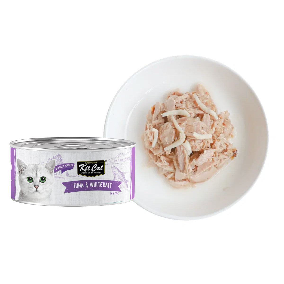 Tuna & Whitebait Toppers Cat Wet Food