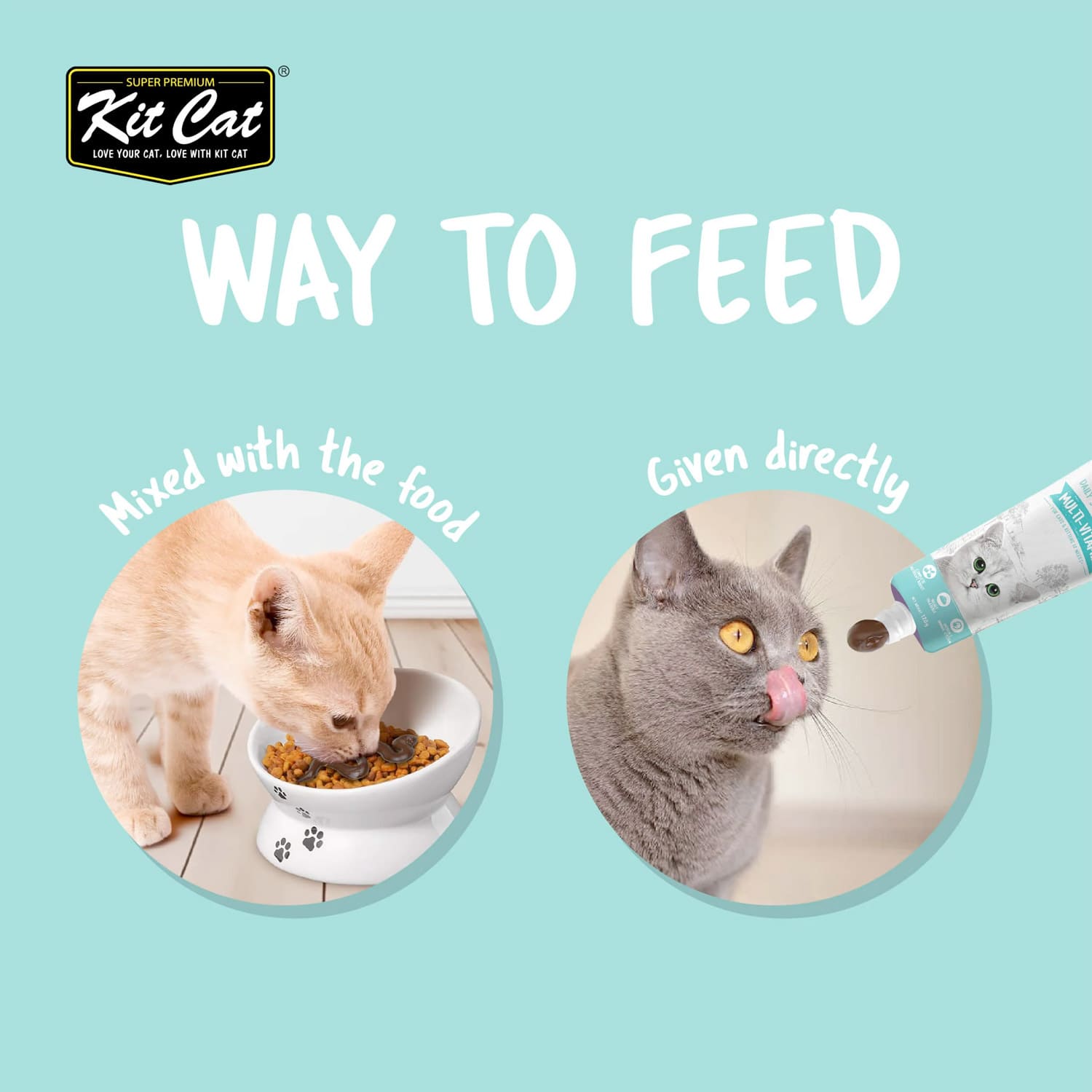 Kit Cat Daily Nutritional Supplement Gel For Cats & Kittens – Multi-Vitamin