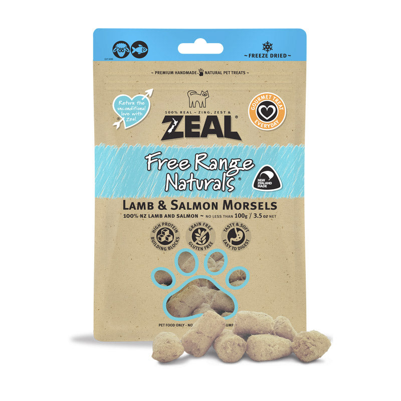 Freeze Dried Lamb & Salmon Morsels