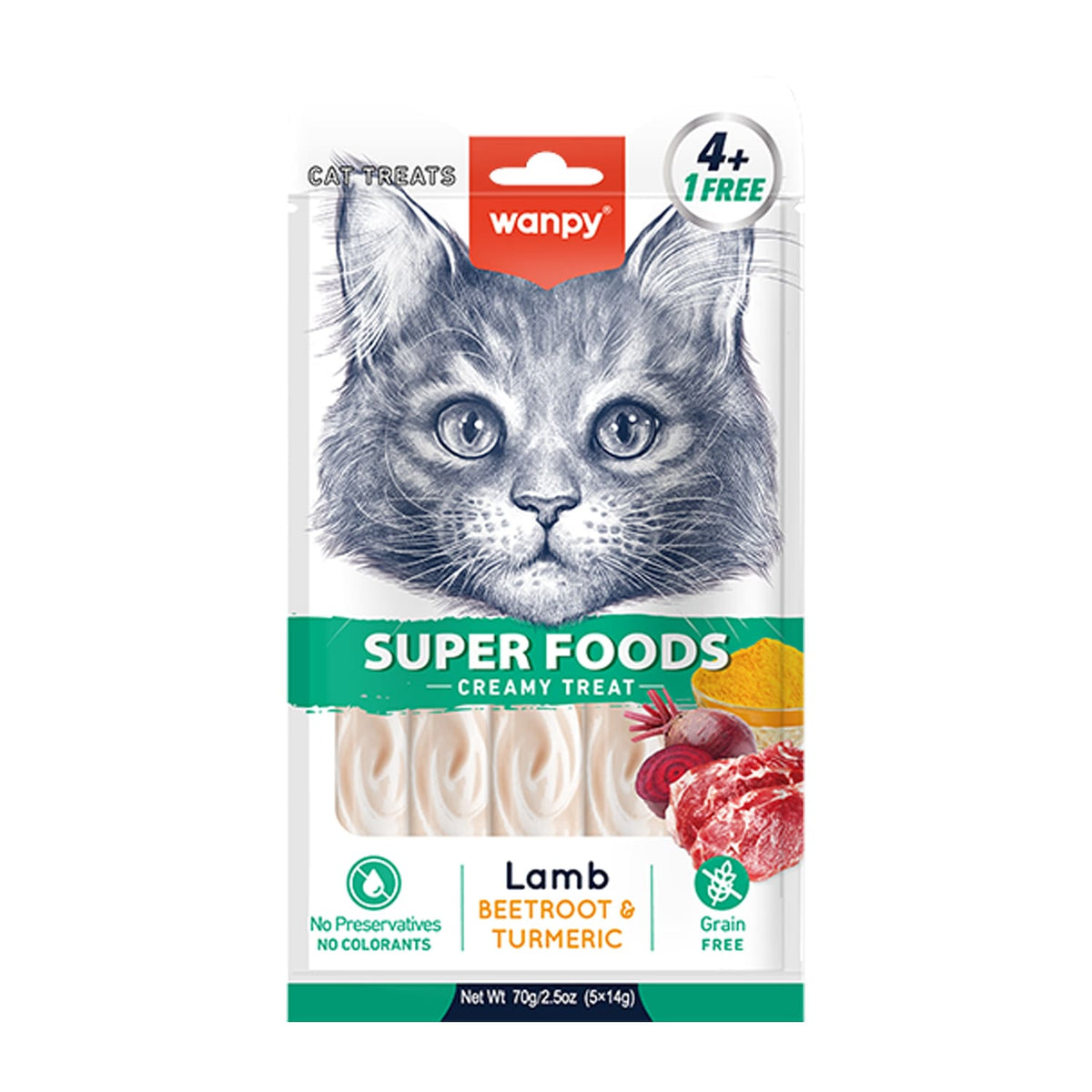 WANPY Superfoods Creamy Treat For Cat