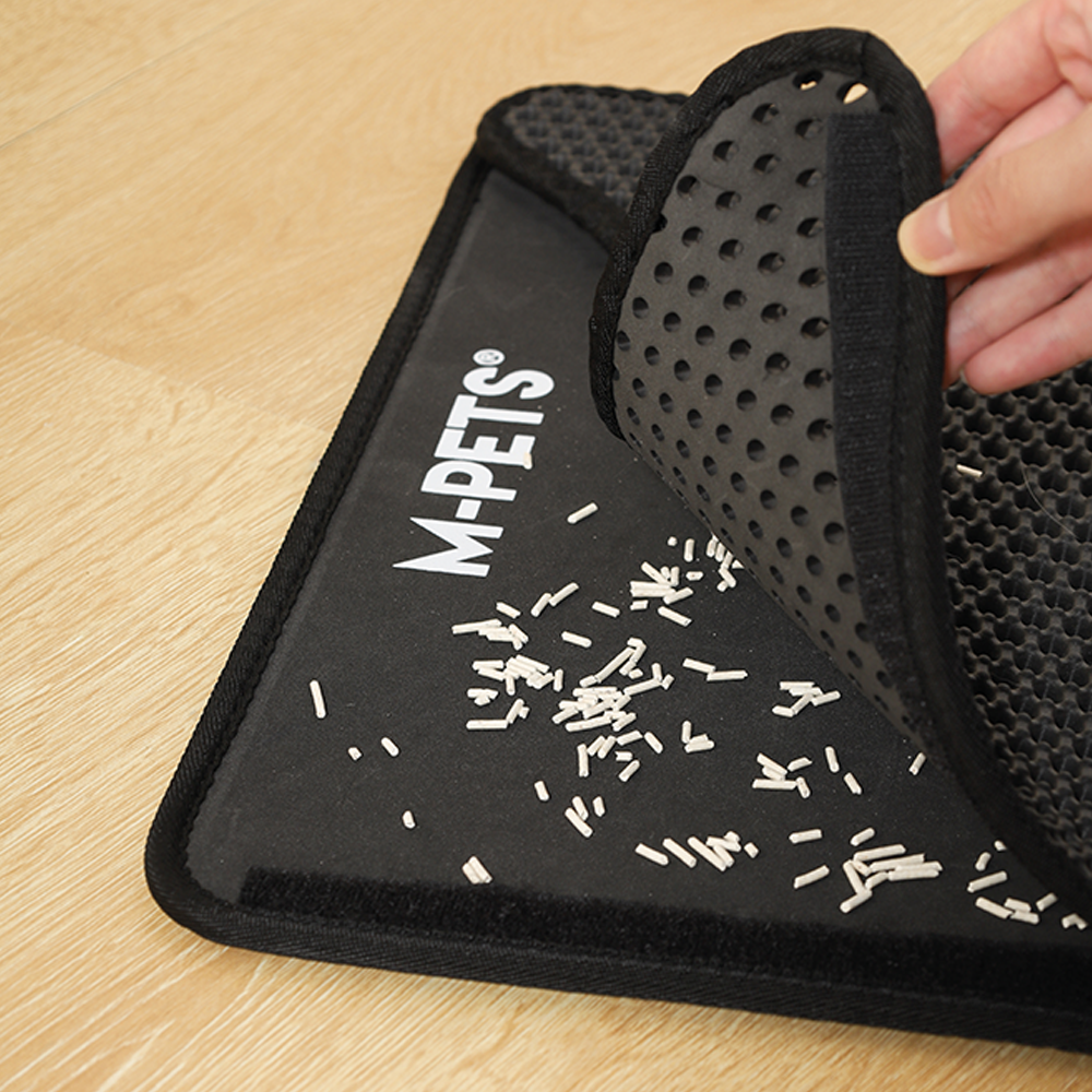 Duplex Black Cat Litter Mat