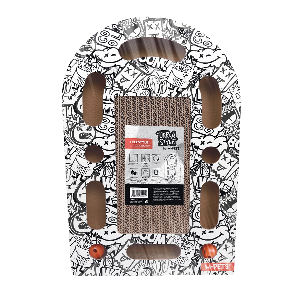 Freestyle Cat Scratcher Black & White