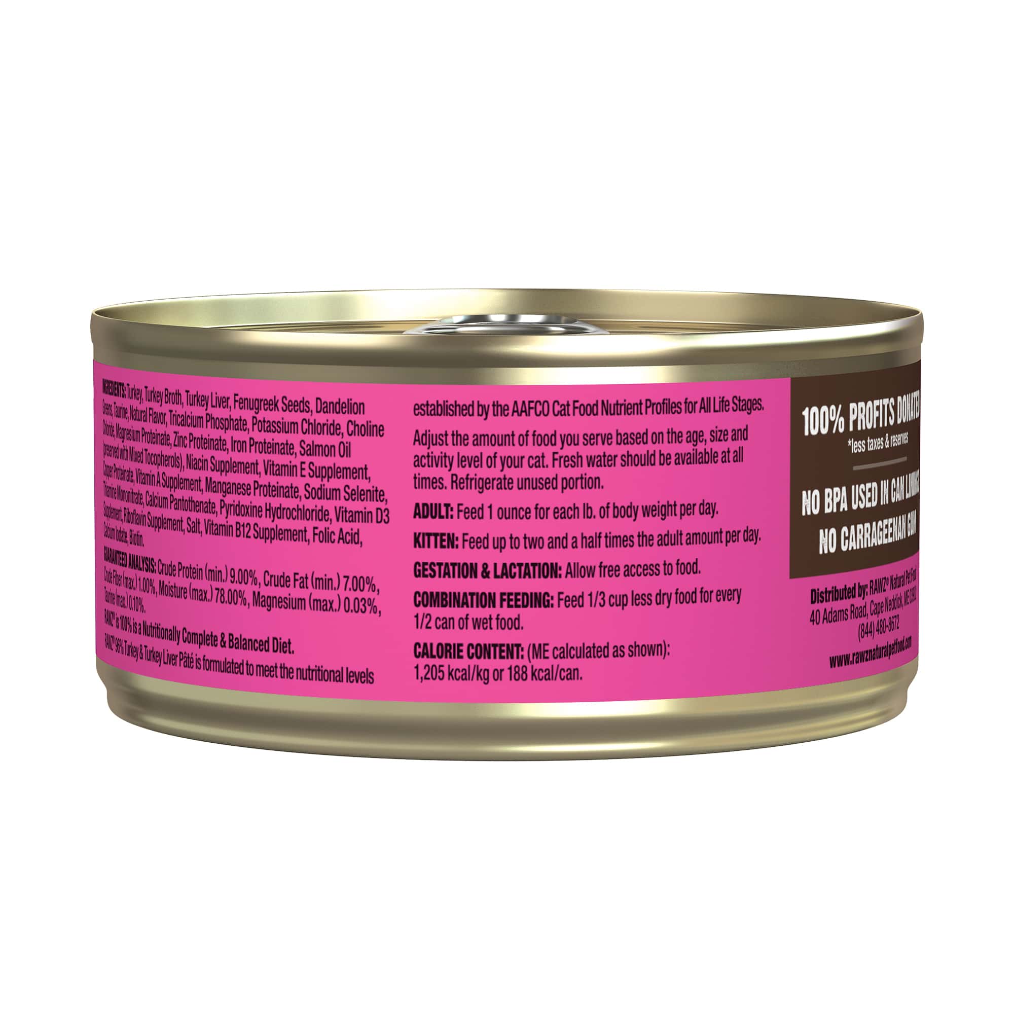 Turkey & Turkey Liver Pate Cat Food