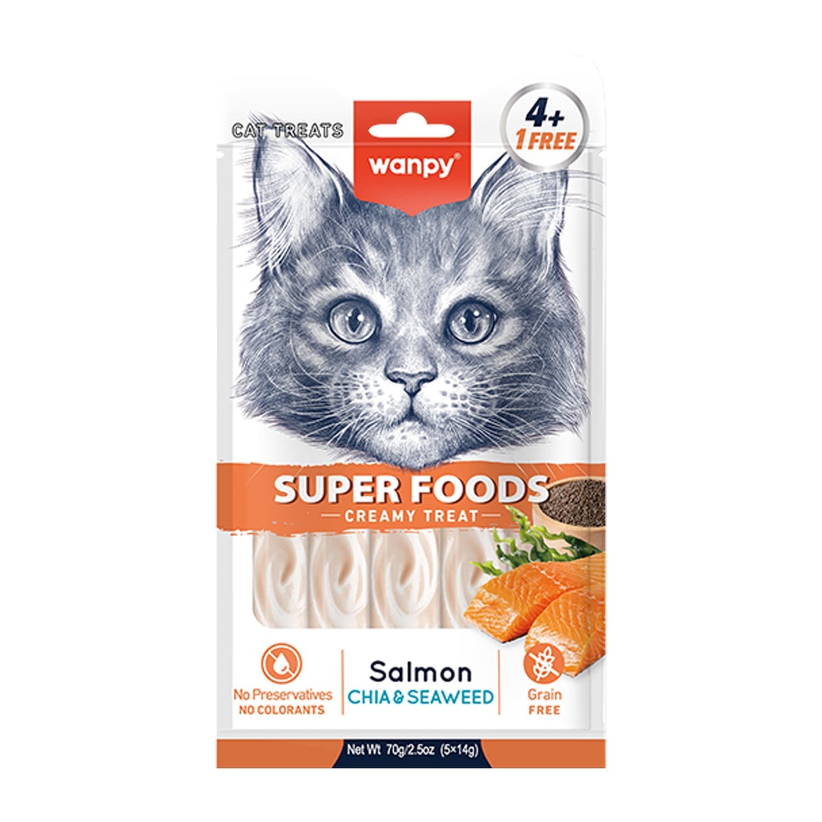 WANPY Superfoods Creamy Treat For Cat