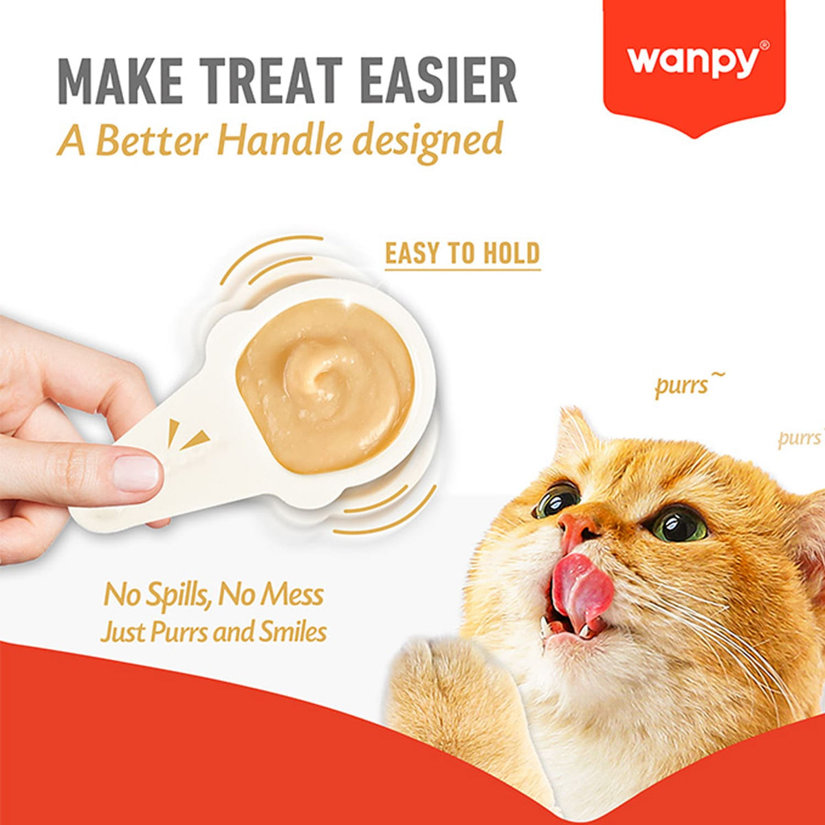 WANPY Lickable Cream Spoon – Chicken For Cat